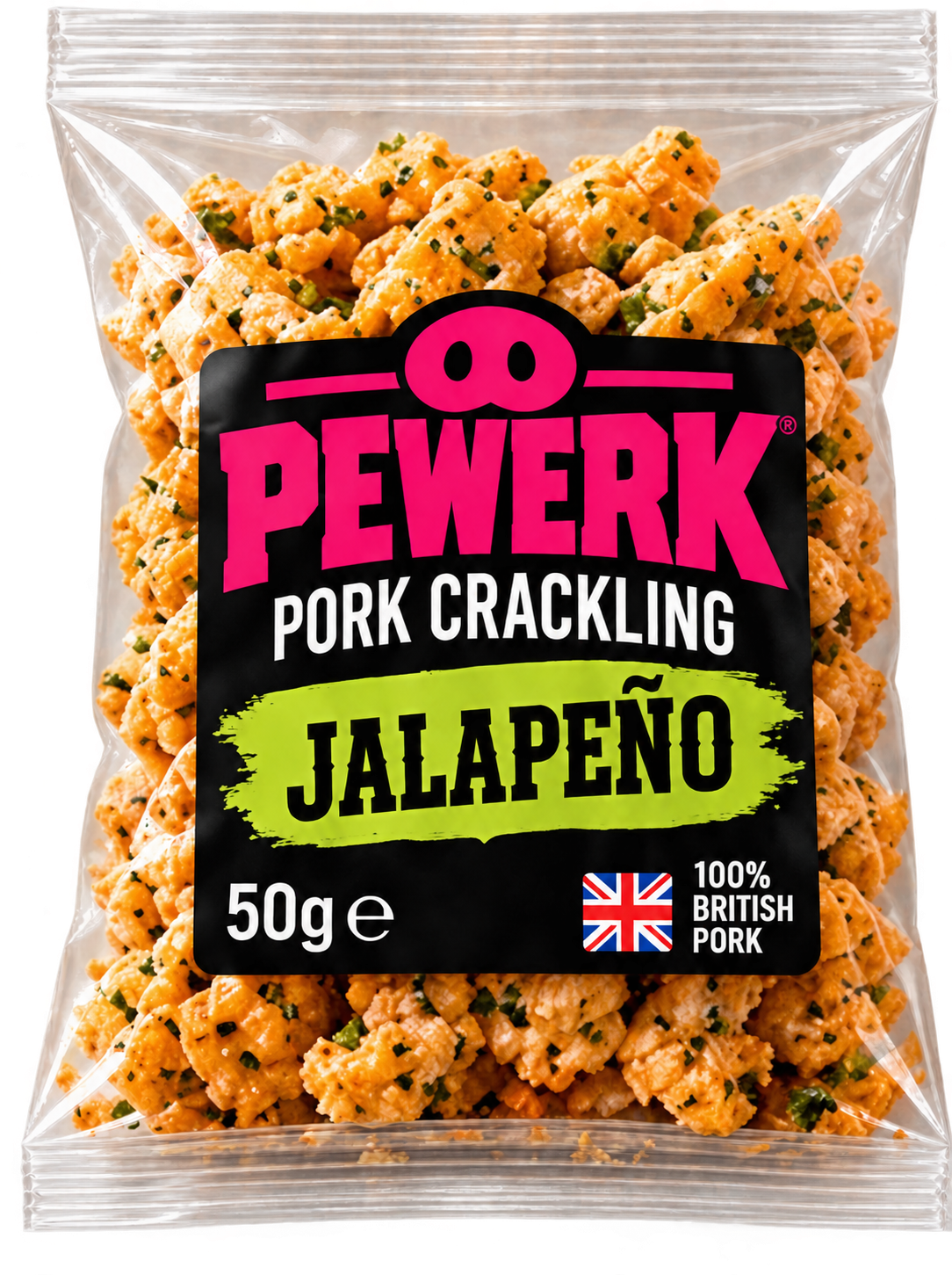 Pork Crackling Jalapeño pack artwork
